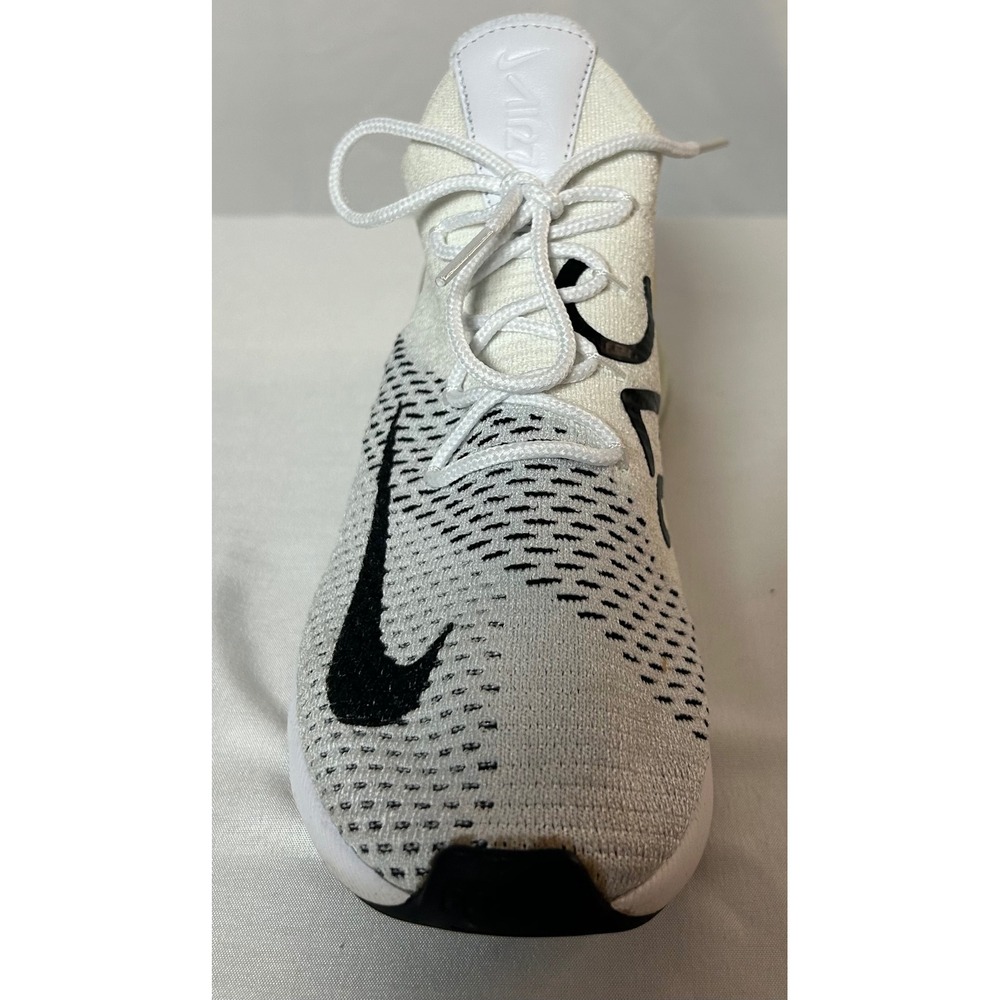 Nike Air Max 270 Flyknit White Black AH6803-100 Women's 8.5 Running Shoes - Picture 14 of 16